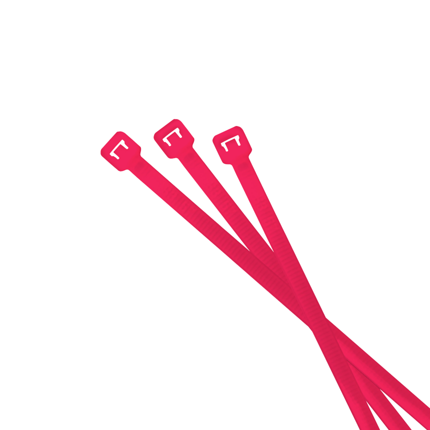 cable ties "cabletie" neon pink